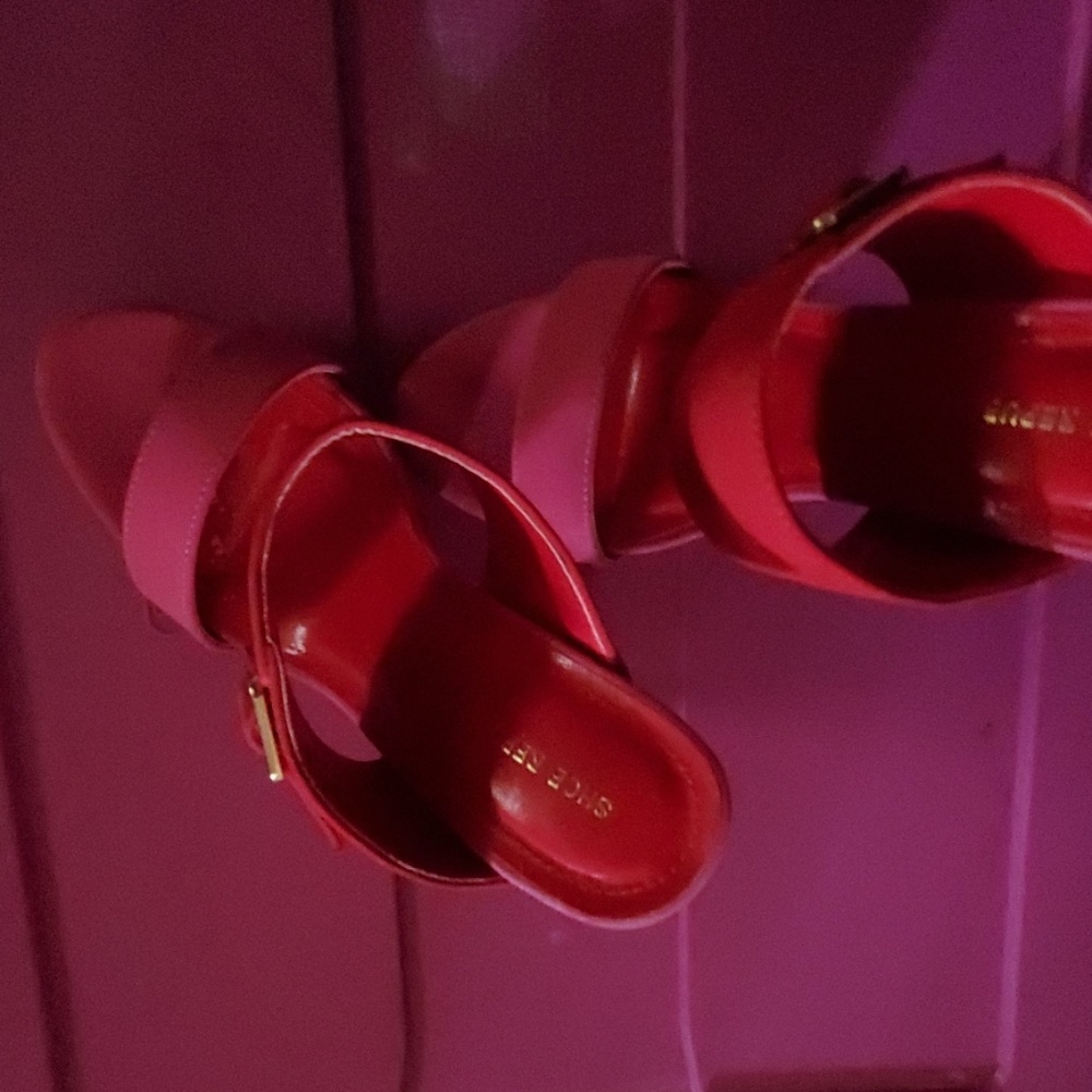 Beautiful pink and red heels